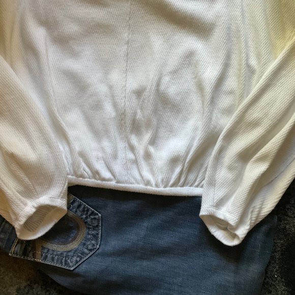 FREE PEOPLE Cuddle Bubble Mixed Knit Top - Picture 10 of 12